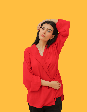 women female model in studio