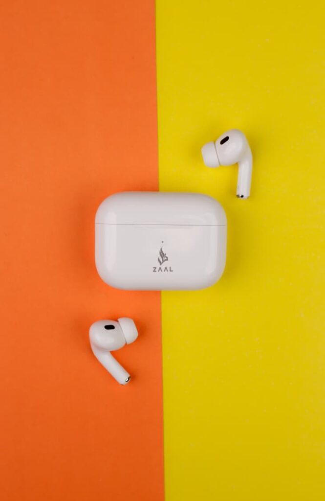 airbuds airpods product photography poster